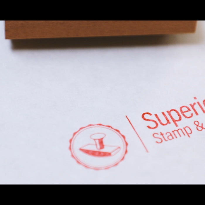 how to make your own custom rubber stamp video