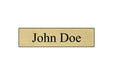 8" x 2" Engraved Name Plate - 1 Line by Superior Stamp and Sign.