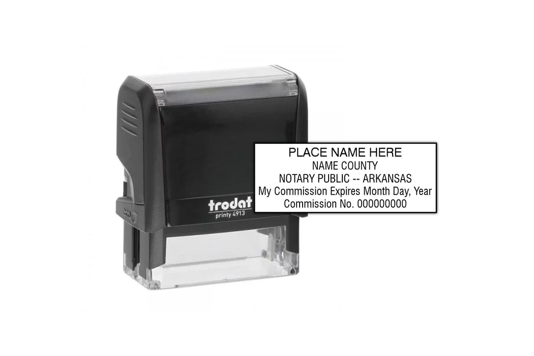 Arkansas Rectangular Notary Stamp