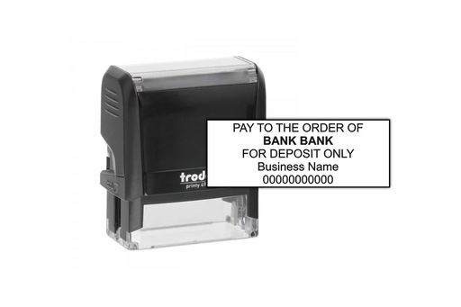 For Deposit Only Stamp - 5 Lines by Superior Stamp and Sign.