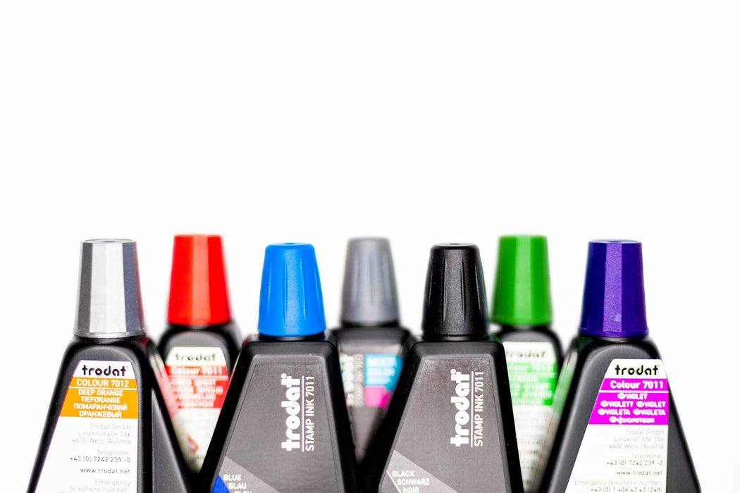 Trodat Ideal Water Based Stamp Ink by Superior Stamp and Sign.