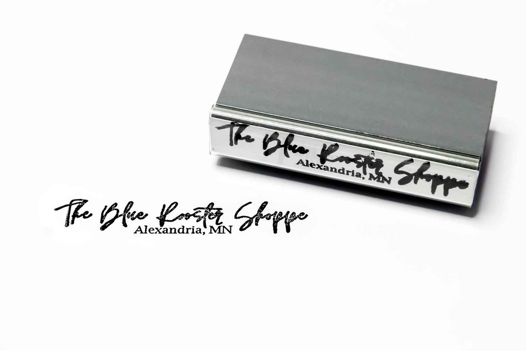 Rubber Stamp for the Blue Rooster Shoppe