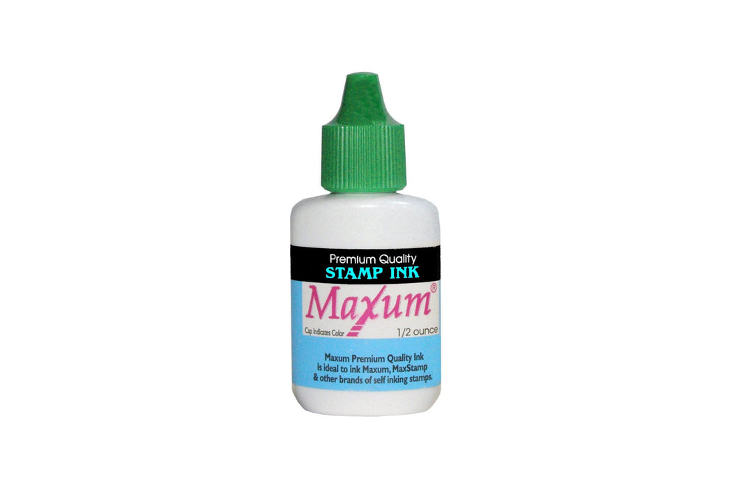 Maxum Water Based Stamp Ink by Superior Stamp and Sign.