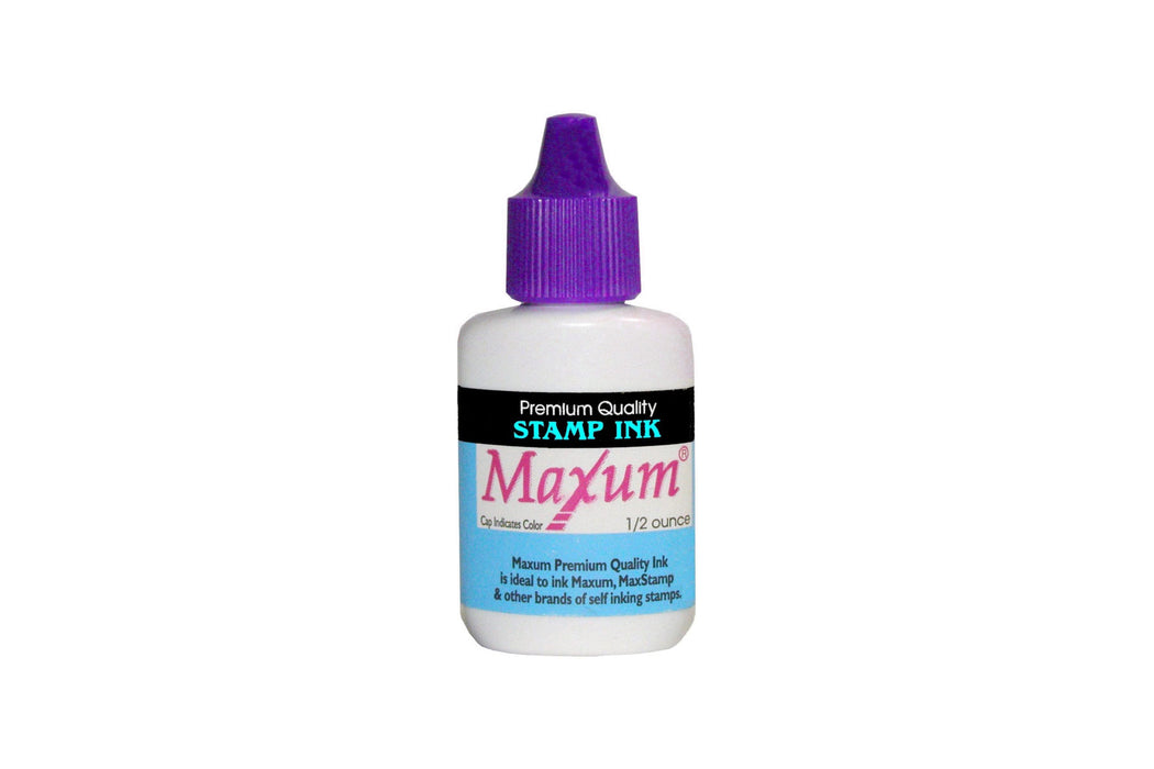 Maxum Water Based Stamp Ink by Superior Stamp and Sign.