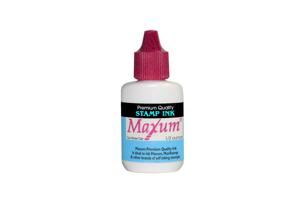 Maxum Water Based Stamp Ink by Superior Stamp and Sign.