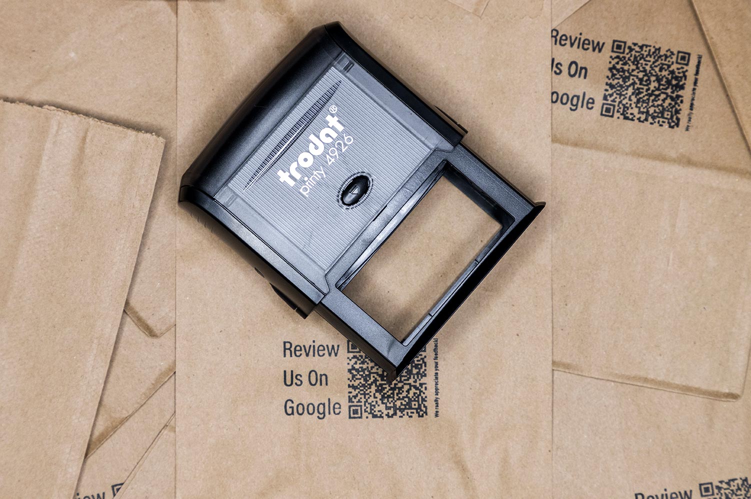 using rubber stamps on your product packaging