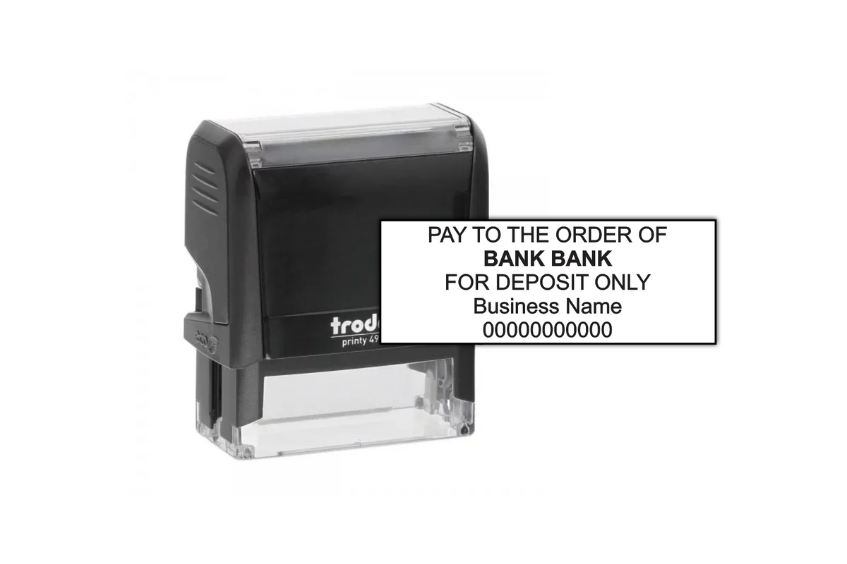 First Bank Ink Stamp Bank Deposit Stamps | stampWRLD