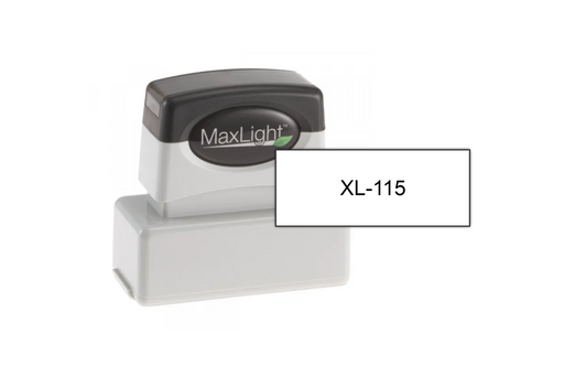 MaxLight XL-115 (13/16" x 2-1/16") by Superior Stamp and Sign.