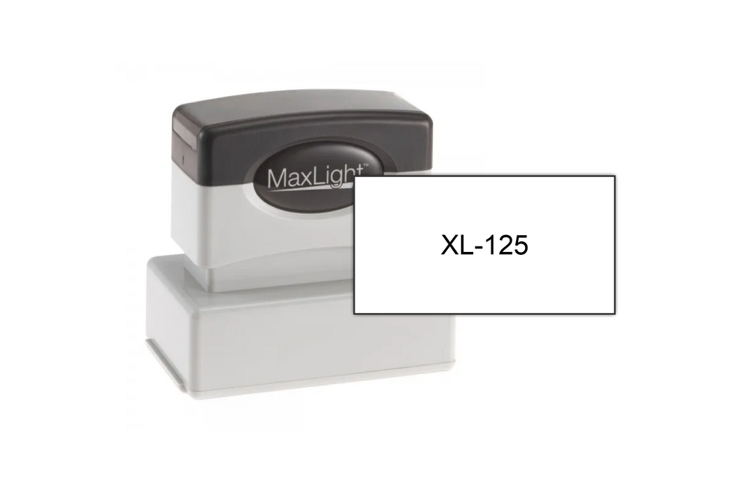 MaxLight XL-125 (1-1/8" x 2-1/8") by Superior Stamp and Sign.