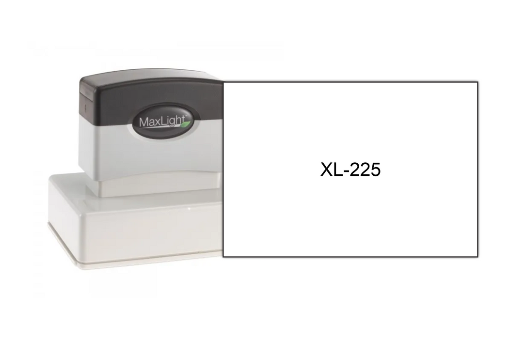 MaxLight XL-225 (2-1/16" x 3") by Superior Stamp and Sign.