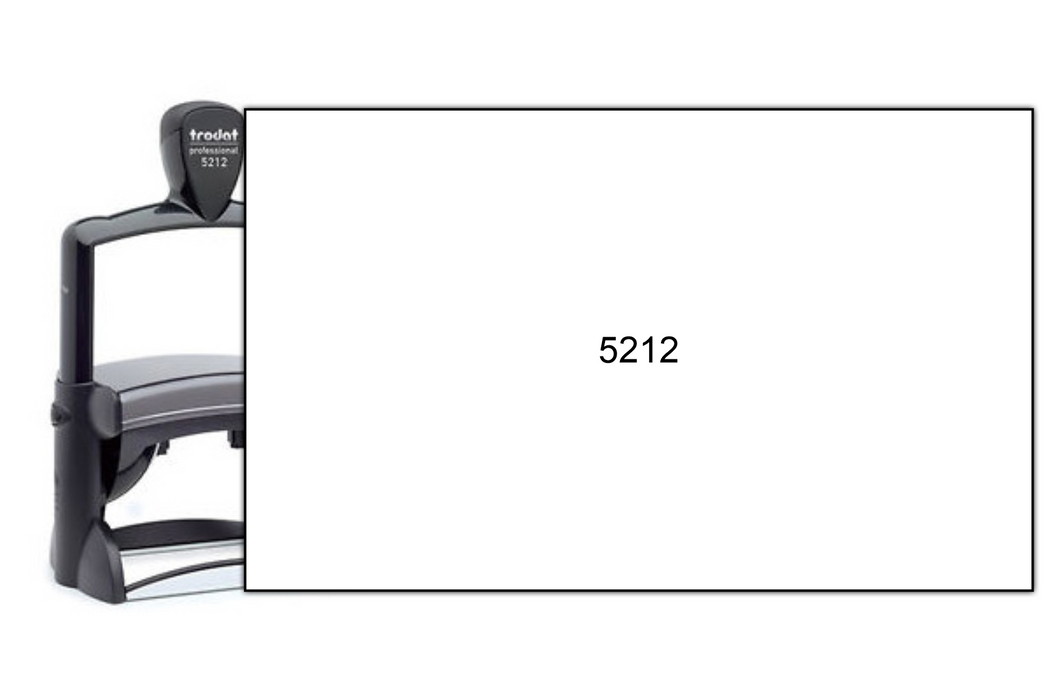 Trodat Professional 5212 (2-3/4" x 4-1/2") by Superior Stamp and Sign.