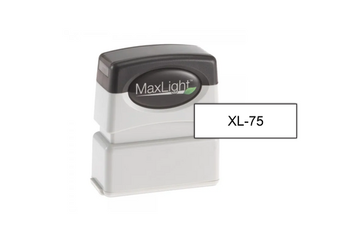 MaxLight XL-75 (9/16" x 1-11/16") by Superior Stamp and Sign.