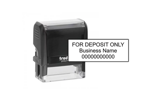For Deposit Only Stamp - 3 Lines by Superior Stamp and Sign.
