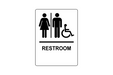 Restroom Sign w/ Logo by Superior Stamp and Sign.