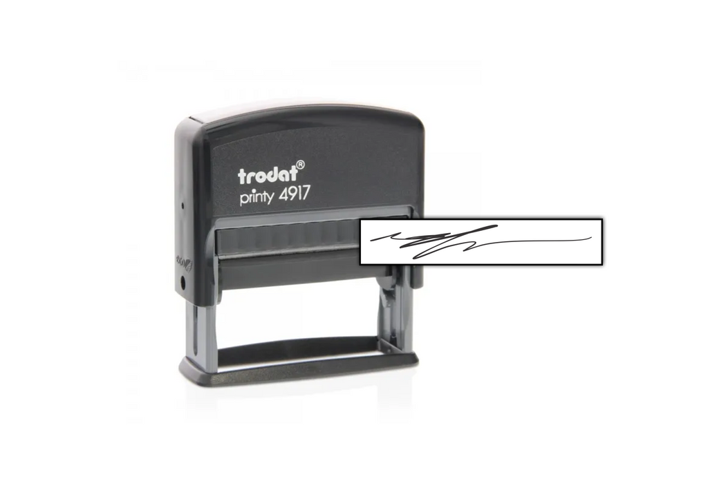 Check Signature Stamp (short) by Superior Stamp and Sign.